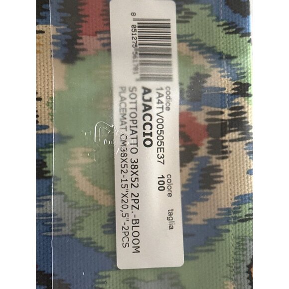 Missoni Ajaccio Placemats, Set of 2, Brand New In Package - Picture 5 of 5